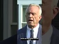 Robert F Kennedy speaks about Biden Dropping out of race