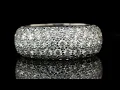 Tiffany Co 3 75ct Five-Row Etoile Diamond Ring