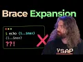Bash Scripting Course - Numeric Brace Expansion pt44
