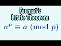 Fermat s Little Theorem A Proof of Fermat s Little Theorem from Number Theory