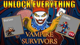How to Unlock EVERYTHING in Vampire Survivors 1 14 Chamber