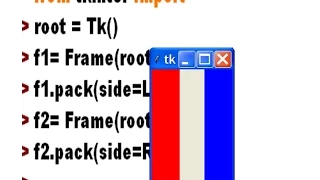 Python TKINTER GUI 04 Colored Frames Visualization