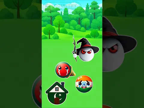 Why Did Pakistan Do This to India and Bangladesh? #countryballs #countries #shortsvideo