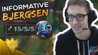 Informative Bjergsen Shows How To CARRY as FIZZ! - League of Legends Stream Highlights