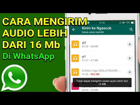 Download MP3 Cara Mengirim Audio di WA Lebih dari 16 Mb