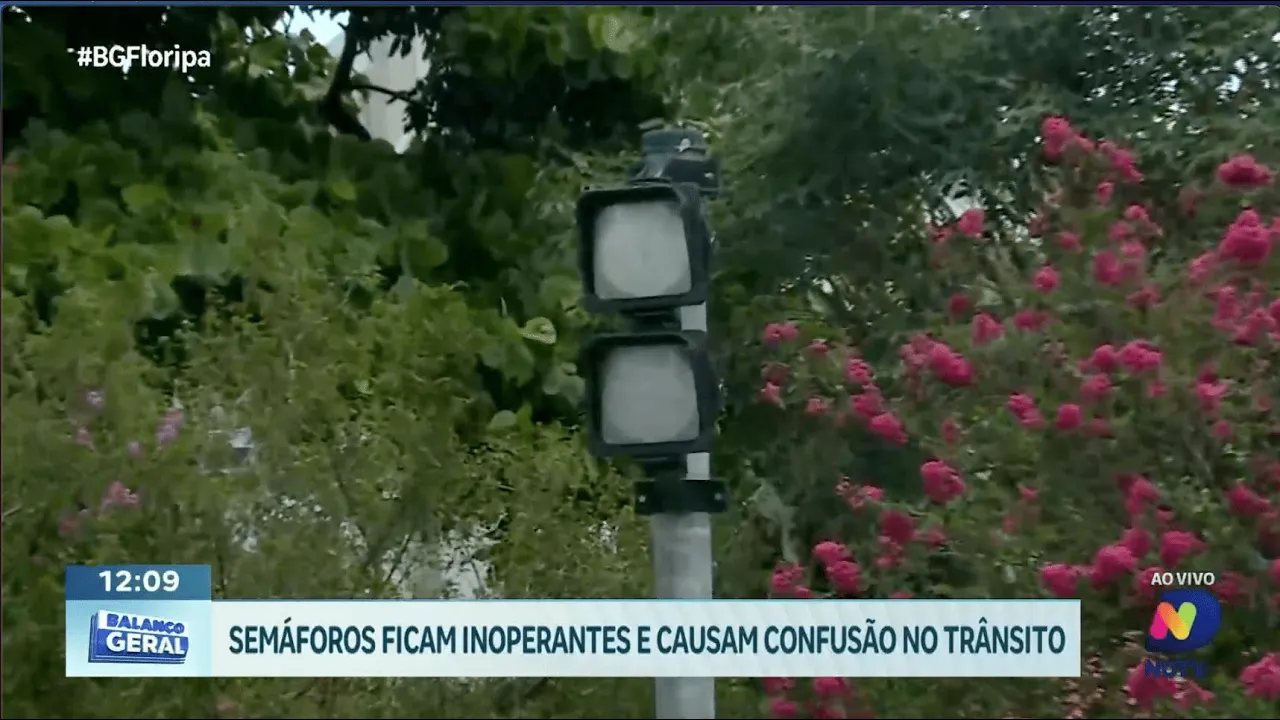 Caos no trânsito: semáforos fora de operação na Trindade