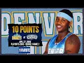Denver Nuggets San Antonio Spurs - Carmelo Anthony 10pts