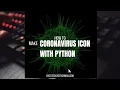 How to make a Corona virus icon with Python Python Turtle Graphics 01