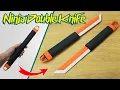 Origami Ninja Double Knife How to make paper Ninja Double Knife Shadow fight