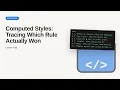 Computed Styles Tracing Which Rule Actually Won CSS DevTools Tutorial