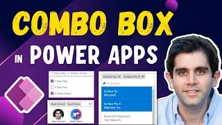 Combo box control in Power Apps Search Filter Large Data Default values