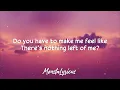Demi Lovato - Skyscraper (Lyrics)