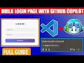 Create a Professional Login Page with GitHub Copilot Step-by-Step Guide 2025