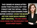 Download Lagu They Denied My Bonus — By Noon, Their $650M Merger Collapsed 💼 | #OfficeJustice