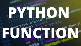 Python Tutorial for Beginners Functions in Python