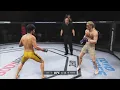 PS5 Bruce Lee vs Dana Hamm Curvy model EA Sports UFC 4