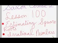 Saxon Course 2 Lesson 100