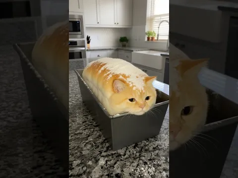 Your Cat Enters Loaf Mode #shorts #cat #cats