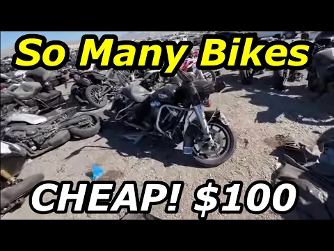 Download MP3 Copart Walk Around, Motorcycles, Many Cheap Harley Davidsons