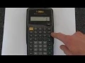 TI-30Xa Exponents Powers and Exponentials