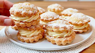 Sie werden in 1 Minute verschwinden! Ein echtes französisches Dessert in 5 Minuten!