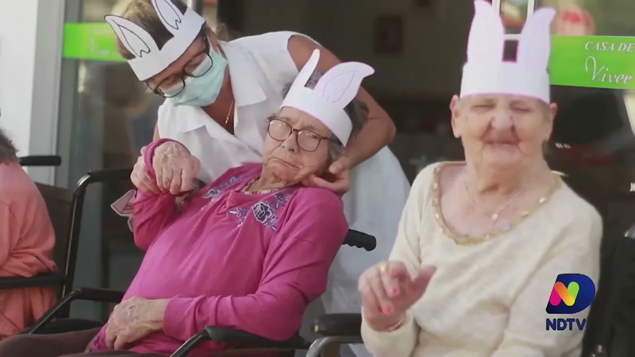 Moradores de Maracajá fazem ação de Páscoa especial em lares de idosos