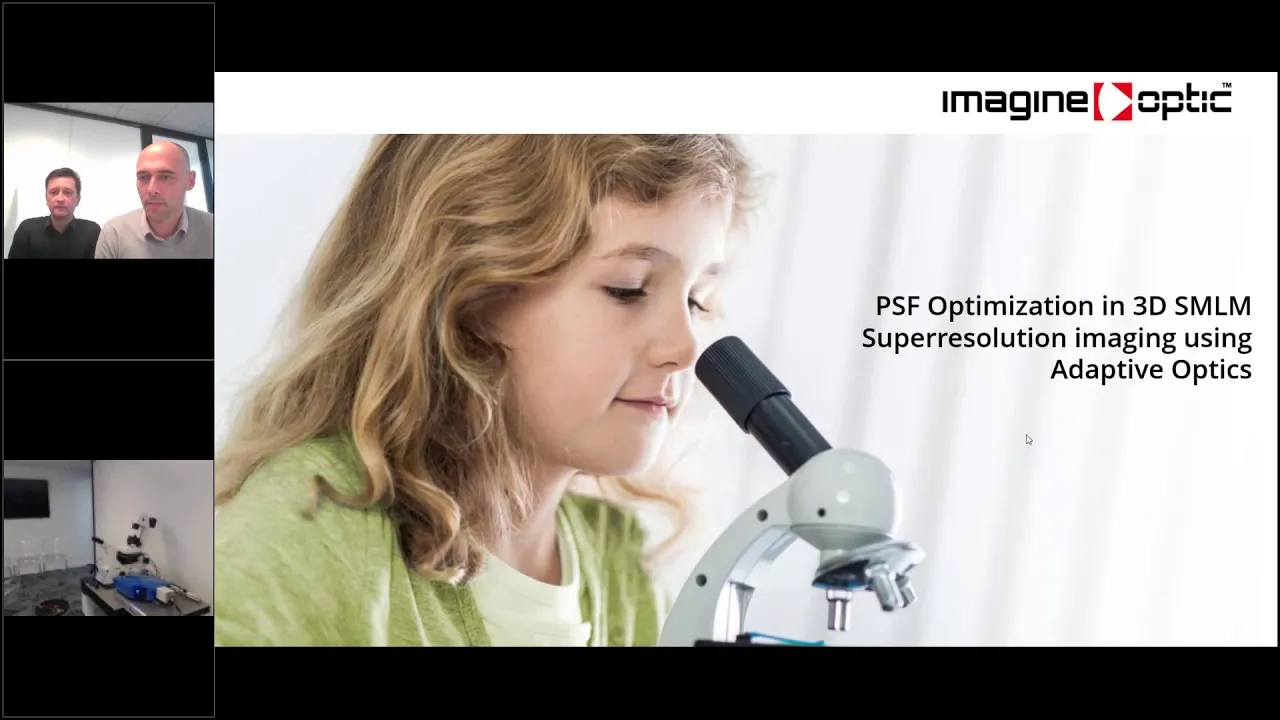 WEBINAR - PSF Optimization for 3D Super Resolution Microscopy