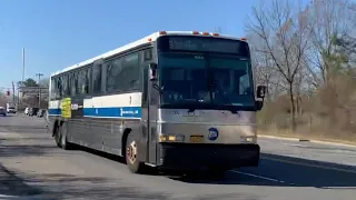 Midtown Bound 2002 MCI D4500 2866 SIM4C Express Bus At Richmond Av Arthur Kill Road