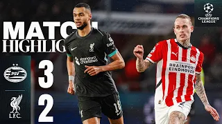 Highlights PSV Eindhoven 3-2 Liverpool Reds Top Champions League Group