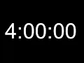 4 Hour Count Up Timer with no sound