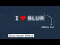 Pure CSS Editable Text CSS Blur Effects Html and CSS