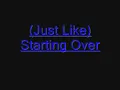 Lyrics Songs: (Just Like) Starting Over - John Lennon