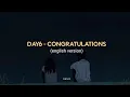 DAY6 - CONGRATULATIONS (English version) lyrics dan terjemahan Indonesia