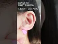 Which Ear Piercing Hurts the Most Let s Rate Them All