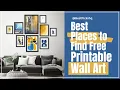Best Places to Find Free Printable Wall Art Online Ready to Hang