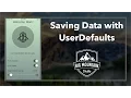 How to Save Data with UserDefaults iOS Xcode 8 Swift 3