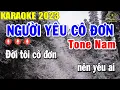 Download Lagu Người Yêu Cô Đơn Karaoke Tone Nam Nhạc Sống | Trọng Hiếu