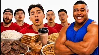 Eu PRECISEI de 6 PESSOAS para comer a DIETA do BITELO