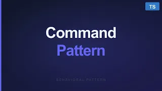 Typescript Design Patterns - Command Pattern