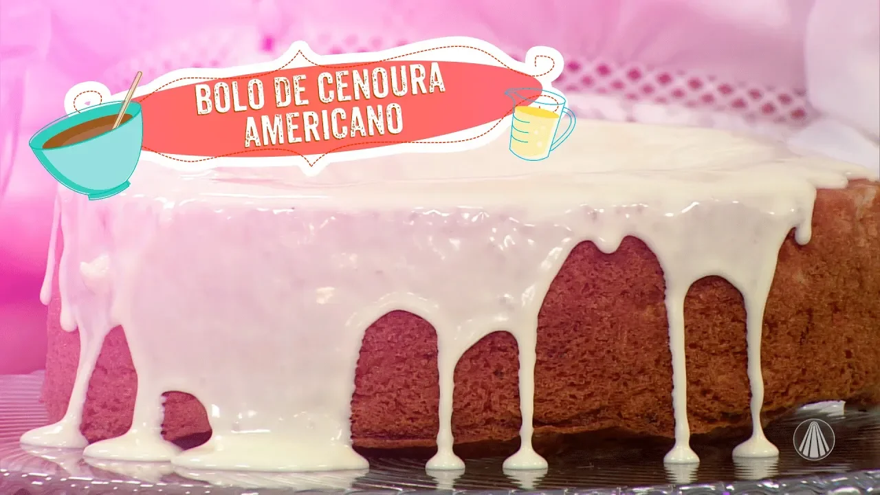 BOLO DE CENOURA COM ESPECIARIAS | O TRADICIONAL BOLO DE CENOURA AMERICANO | DOCE CALIFÓRNIA #11