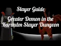 OSRS Mobile Slayer Task - Greater Demon in the Karuulm Slayer Dungeon