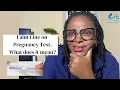 FAINT LINE PREGNANCY TEST What does it mean and what should be done next