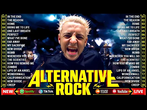 Alternative Rock Of The 90s 2000s⚡⚡Linkin Park, Creed, Green Day, Audioslave, Hinder, Evanescence