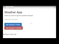 Fullstack JavaScript jQuery OpenWeatherMap API and JSONP 02-weather