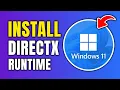 How To Download And Install Direct X Runtime In Windows 10 and Windows 11