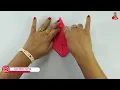 Beautiful Foldable ORIGAMI UMBRELLA /Easy Paper Umbrella Making/DIY/Paper Art And Craft
