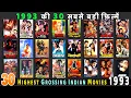 Lagu Top 50 Highest GROSSING Indian Movies Of 1993 | Bollywood's BIGGEST Hits of 1993 | Hit or Flop 1993