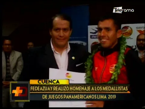 Fedeazuay realizó homenaje a los medallistas de juegos Panamericanos Lima 2019
