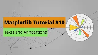 Matplotlib Tutorial Texts and Annotations