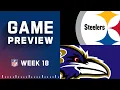 Pittsburgh Steelers vs Baltimore Ravens Week 18 NFL Game